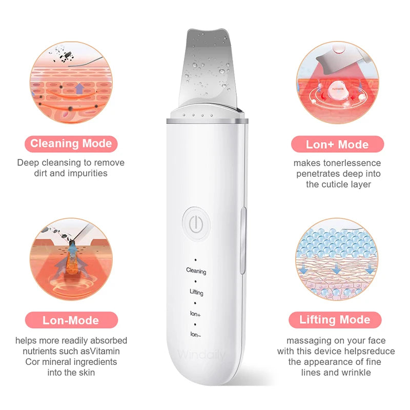 Hello Koul SonicLift Scrubber White